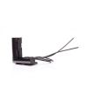 Markeringslicht - WAS - W280 Black - Neon - 5.6cm - Click on montage - met beugels - smoke - Amber - 12V-24V