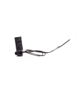 Marker Light - WAS - W280 Black - Neon - 5.6cm - Click on housing - incl hinges - smoke - Amber - 12V-24V