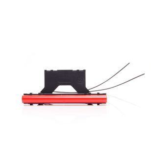 Begrenzungsleuchte - WAS - W280 - Neon - 12.5cm - Click on montierung - mit Bügel - Rot - 12V-24V 