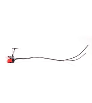 Markeringsljus - WAS - W280 - Neon - 12.5cm - Click on montering - Röd - 12V-24V 