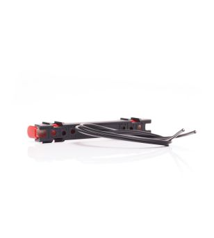 Markeringsljus - WAS - W280 - Neon - 12.5cm - Click on montering - Röd - 12V-24V 