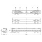 Marker Light - WAS - W280 - Neon - 4.9" - 12.5cm - Click on housing - Red - 12V-24V