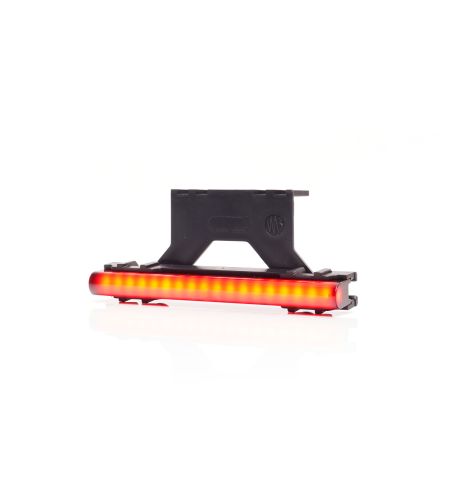 Marker Light - WAS - W280 Black - Neon - 12.5cm - Click on housing - incl hinges - smoke - Red - 12V-24V