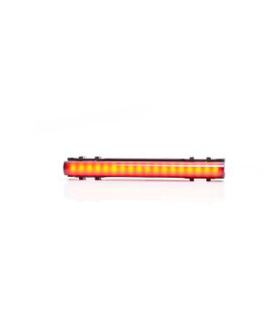 Markeringsljus - WAS - W280 Black - Neon - 12.5cm - Click on montering - smoke - Röd - 12V-24V 
