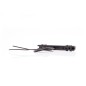 Marker Light - WAS - W280 Black - Neon - 4.9" - 12.5cm - Click on housing - Smoke - Red - 12V-24V