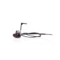 Marker Light - WAS - W280 Black - Neon - 4.9" - 12.5cm - Click on housing - Smoke - Red - 12V-24V