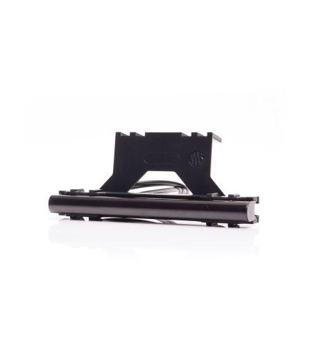 Markeringslicht - WAS - W280 Black - Neon - 4.9" - 12.5cm - Click on montage - met beugels - Smoke - Wit - 12V-24V