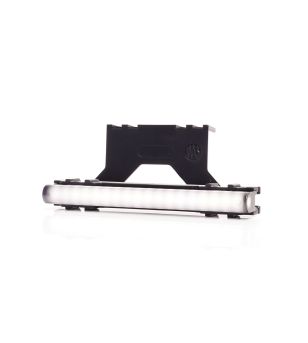 Marker Light - WAS - W280 Black - Neon - 12.5cm - Click on housing - incl hinges - smoke - White - 12V-24V