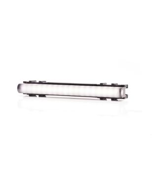Marker Light - WAS - W280 Black - Neon - 12.5cm - Click on housing - smoke - White - 12V-24V