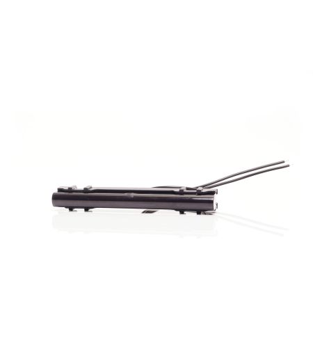 Markeringslicht - WAS - W280 Black - Neon - 4.9" - 12.5cm - Click on montage - Smoke - Amber - 12V-24V