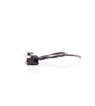 Marker Light - WAS - W280 Black - Neon - 12.5cm - Click on housing - smoke - Amber - 12V-24V