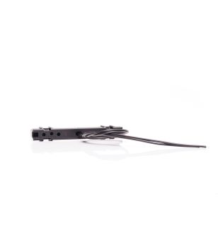 Marker Light - WAS - W280 Black - Neon - 12.5cm - Click on housing - smoke - Amber - 12V-24V