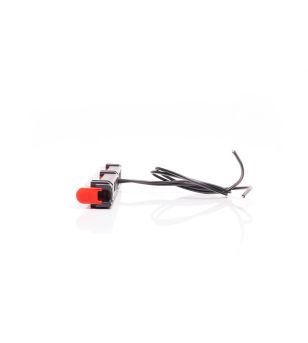 Marker Light - WAS - W280 - Neon - 25cm - Click on housing - incl hinges - Red - 12V-24V