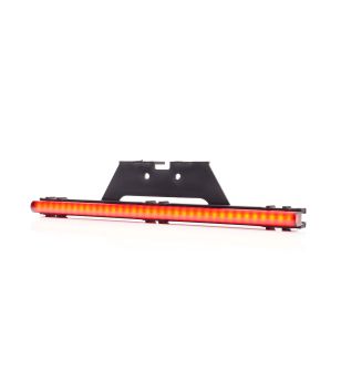 Markeringsljus - WAS - W280 Black - Neon - 25cm - Click on montering - inkl fäste - smoke - Röd - 12V-24V -