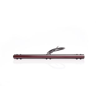 Markeringslicht - WAS - W280 Black - Neon - 25cm - Click on montage - met beugels - smoke - Rood - 12V-24V - 