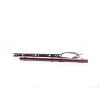Markeringslicht - WAS - W280 Black - Neon - 25cm - Click on montage - met beugels - smoke - Rood - 12V-24V