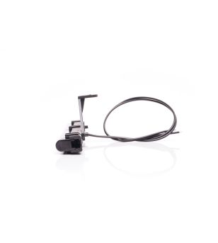 Marker Light - WAS - W280 Black - Neon - 25cm - Click on housing - smoke - White - 12V-24V