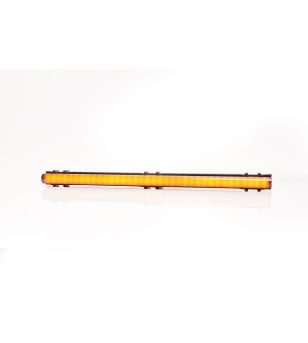 Marker Light - WAS - W280 Black - Neon - 25cm - Click on housing - smoke - Amber - 12V-24V