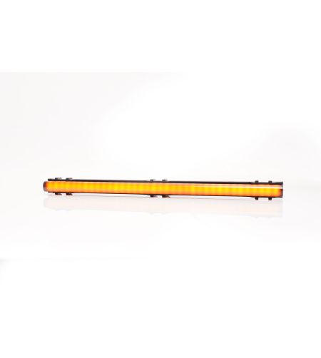 Markeringsljus - WAS - W280 Black - Neon - 25cm - Click on montering - smoke - Bärnsten - 12V-24V 