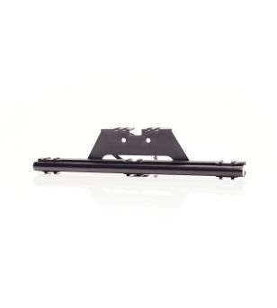 Marker Light - WAS - W280 Black - Neon - 9.8" - 25cm - Click on housing - incl hinges - Smoke - Amber - 12V-24V