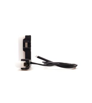 Invändig belysning - WAS - LW15 - Neon - 6.4cm - Click on montering - Klar - Grön - 12V-24V -