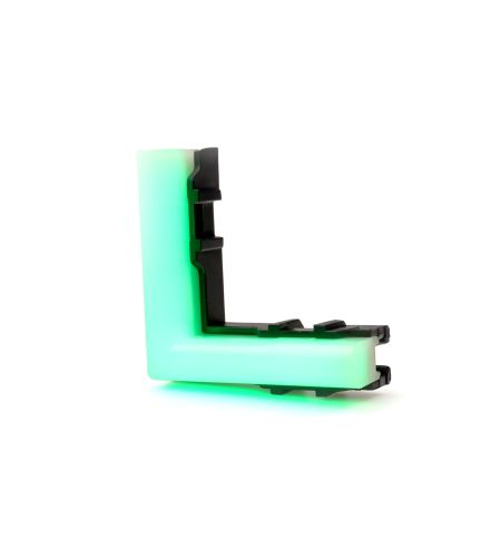 Innenraumbeleuchtung - WAS - LW15 - Neon - 6.4cm - Click on montierung - Klar - Grün - 12V-24V