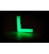 Innenraumbeleuchtung - WAS - LW15 - Neon - 6.4cm - Click on montierung - Klar - Grün - 12V-24V