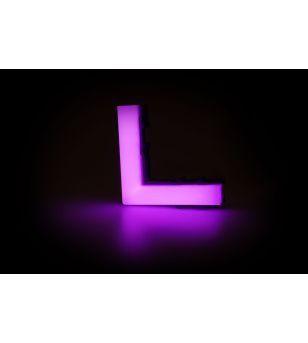 Interieurverlichting - WAS - LW15 - Neon - 6.4cm - Click on montage - Helder - Paars - 12V-24V