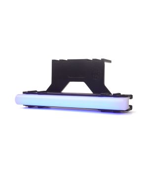 Innenraumbeleuchtung - WAS - LW15 - Neon - 12.5cm - Click on montierung - mit Bügel - Klar - Blau - 12V-24V 