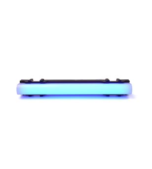 Interior lighting - WAS - LW15 - Neon - 12.5cm - Click on housing - incl hinges - Clear - Blue - 12V-24V