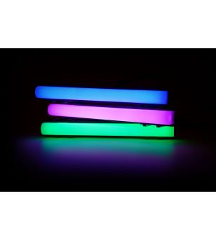 Interior lighting - WAS - LW15 - Neon - 12.5cm - Click on housing - incl hinges - Clear - Blue - 12V-24V