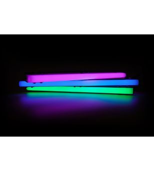 Interior lighting - WAS - LW15 - Neon - 25cm - Click on housing - incl hinges - Clear - Green - 12V-24V