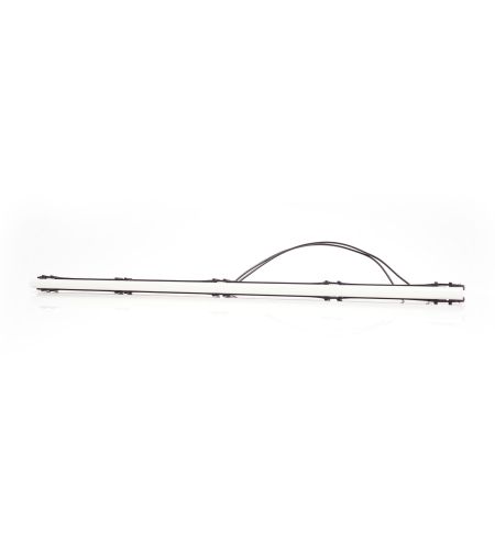 Invändig belysning - WAS - LW15 - Neon - 50cm - Click on montering - inkl fäste - Klar - Vit - 12V-24V -