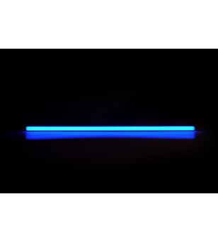 Invändig belysning - WAS - LW15 - Neon - 50cm - Click on montering - inkl fäste - Klar - Blå - 12V-24V - 