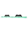 Interieurverlichting - WAS - LW15 - Neon - 50cm - Click on montage - met beugels - Helder - Groen - 12V-24V