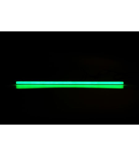 Invändig belysning - WAS - LW15 - Neon - 19.7" - 50cm - Click on montering - inkl fäste - Klar - Grön - 12V-24V - 