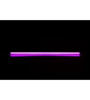 Invändig belysning - WAS - LW15 - Neon - 50cm - Click on montering - inkl fäste - Klar - Lila - 12V-24V -