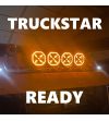 Extraljus - Luminalights - Power X 9 - 9'' - Positionsljus Vit/Bärnsten - 1 blixtmönster - Driving -