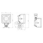 Arbetsbelysning - WAS - W82 - 4" - 10.1cm - Work / Scene Arbetsbelysning - WAS - W82 - 4" - 10.1cm - Work / Scene