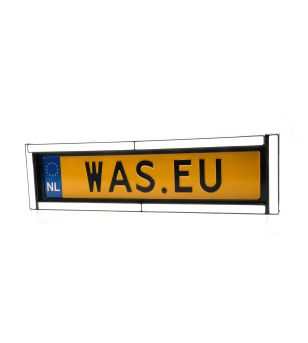 Achterlicht - WAS - W253 Nummerplaathouder - Werklamp - 58cm - LED - Multifunction - 12V-24V