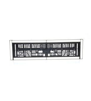 Bakljus - WAS - W253 Nummerskyltshållare - Arbetsbelysning - 58cm - LED - Multifunction - 12V-24V 