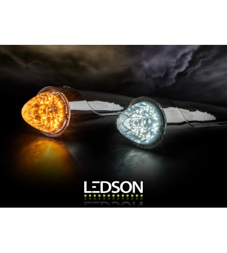 Toplamp - Ledson - Torpedo - Old School - Helder - Amber - 24V