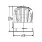 Signalleuchte - Hella - Junior M - Magnetisch - 12V Signalleuchte - Hella - Junior M - Magnetisch - 12V