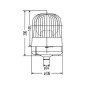 Zwaailamp - Hella - Junior FL - Flexibele Steun - 12V Zwaailamp - Hella - Junior FL - Flexibele Steun - 12V