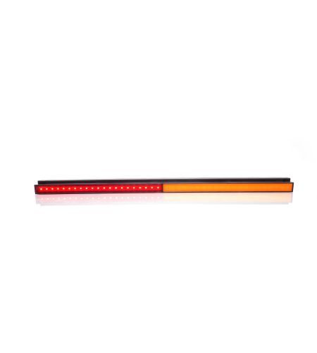 Achterlicht - WAS - W260 - Neon - 21.1" - 53.5cm - Amber/Rood - LED - Dynamisch knipperlicht - Achter - Rem - Richting - 12V-24V