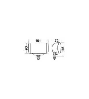 Hella Comet FF 450 (set inkl kabelset och relä) - 1FB 010 951-821 - Lights and Styling