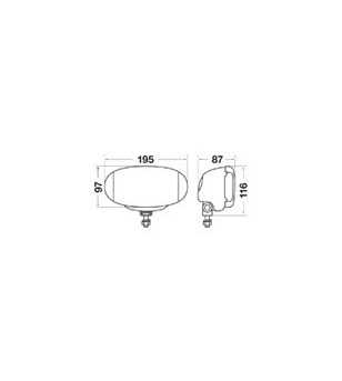 Hella Comet FF 550 (set incl kabelset & relais) - 1FD 010 953-801 - Verlichting - Verstralershop