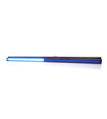 Warning light - WAS - W260 - Neon - 21.1" - 53.5cm - Smoke - Multiple flash patterns - Amber - R65 - 12V-24V