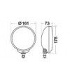 Hella Comet FF 500 (set including wiring harnass, relay and covers) - 1F6 010 952-821 - Lights and Styling