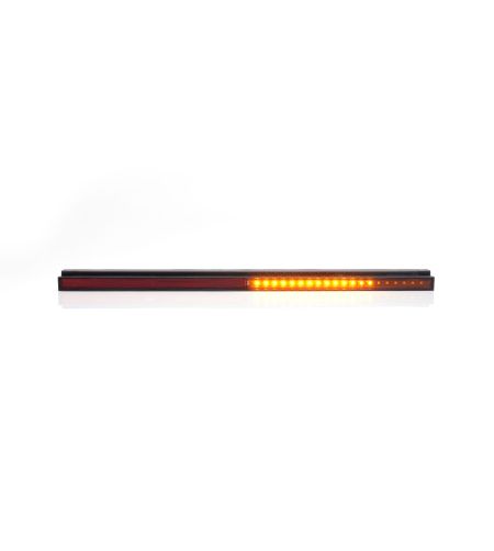 Bakljus - WAS - W260 - Neon - 21.1" - 53.5cm - Röd - LED - Dynamiskt blinkljus - Blink - Reflektor - 12V-24V 